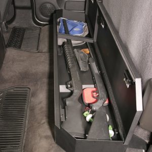 Tuffy Sec Under Seat Storage Unit, Under Rear Seat, Security Lockbox, 13 Inch Length X 55-7/8 Inch Width X 7 Inch Height Overall Size – 307-01