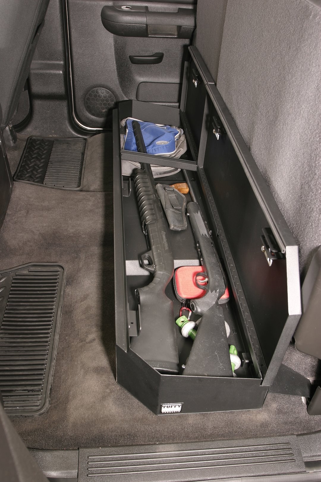 Tuffy Sec Under Seat Storage Unit, Under Rear Seat, Security Lockbox, 13 Inch Length X 55-7/8 Inch Width X 7 Inch Height Overall Size – 307-01