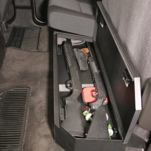 Tuffy Sec Under Seat Storage Unit, Under Rear Seat, Security Lockbox, 13 Inch Length X 55-7/8 Inch Width X 7 Inch Height Overall Size – 307-01