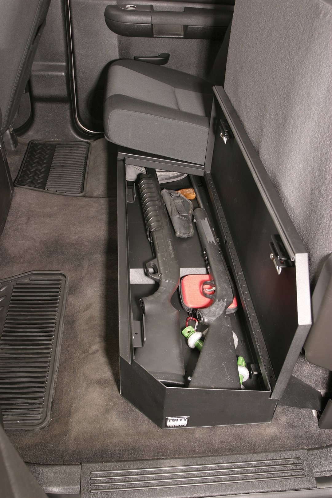 Tuffy Sec Under Seat Storage Unit, Under Rear Seat, Security Lockbox, 13 Inch Length X 55-7/8 Inch Width X 7 Inch Height Overall Size – 307-01