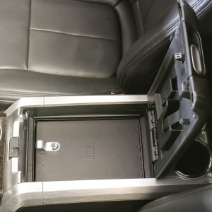 Tuffy Sec Console Security Insert, With Standard Key Lock, Powder Coat, Black, Steel – 315-01