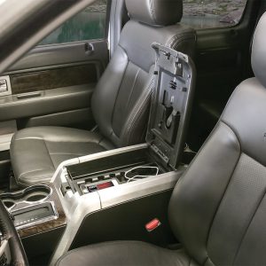 Tuffy Sec Console Security Insert, With Standard Key Lock, Powder Coat, Black, Steel – 315-01
