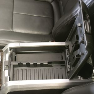 Tuffy Sec Console Security Insert, With Standard Key Lock, Powder Coat, Black, Steel – 315-01