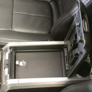 Tuffy Sec Console Security Insert, With Standard Key Lock, Powder Coat, Black, Steel – 315-01