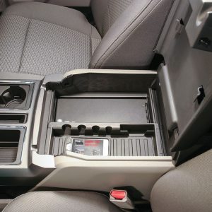Tuffy Sec Console Security Insert, With Standard Key Lock, Powder Coat, Black, Steel – 317-01