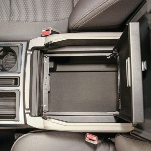 Tuffy Sec Console Security Insert, With Standard Key Lock, Powder Coat, Black, Steel – 317-01