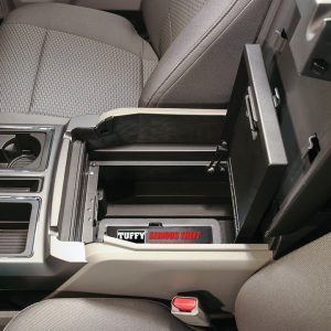 Tuffy Sec Console Security Insert, With Standard Key Lock, Powder Coat, Black, Steel – 317-01