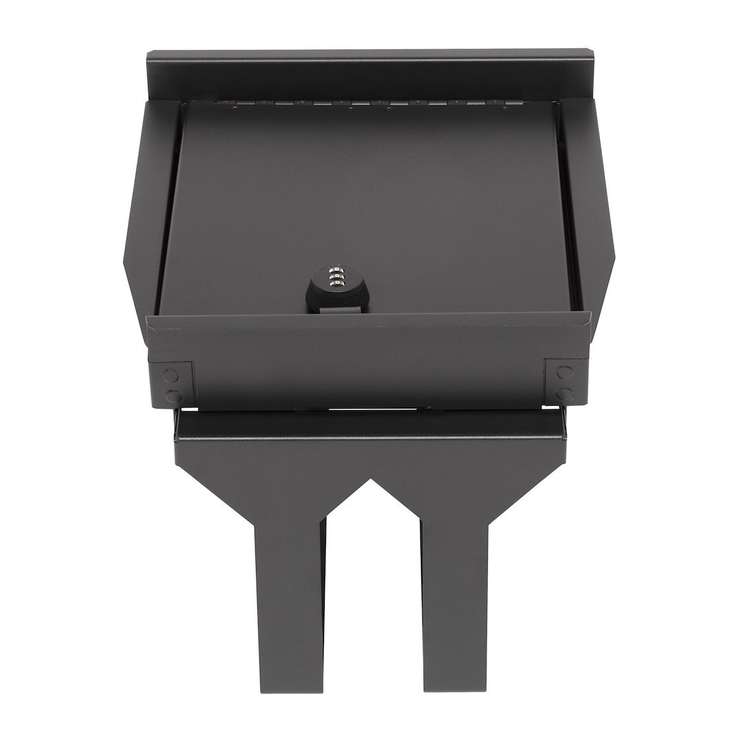Tuffy Sec Console Security Insert, Unlocks with Three Digit Combination Lock, Powder Coated, Textured Black, Steel – 317-01-A