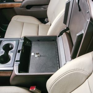 Tuffy Sec Console Security Insert, With Standard Key Lock, Powder Coat, Black, Steel – 320-01