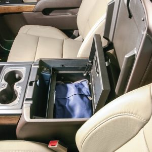 Tuffy Sec Console Security Insert, With Standard Key Lock, Powder Coat, Black, Steel – 320-01