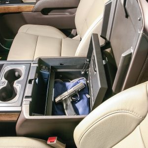 Tuffy Sec Console Security Insert, With Standard Key Lock, Powder Coat, Black, Steel – 320-01