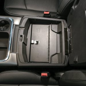 Tuffy Sec Console Security Insert, With Standard Key Lock, Powder Coat, Black, Steel – 321-01