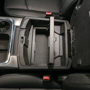Tuffy Sec Console Security Insert, With Standard Key Lock, Powder Coat, Black, Steel – 321-01