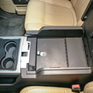 Tuffy Sec Console Security Insert, With Standard Key Lock, Powder Coat, Black, Steel – 322-01