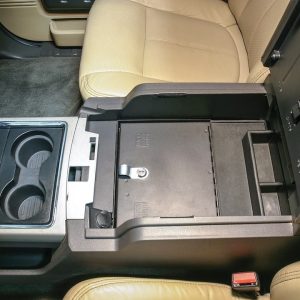 Tuffy Sec Console Security Insert, With Standard Key Lock, Powder Coat, Black, Steel – 322-01