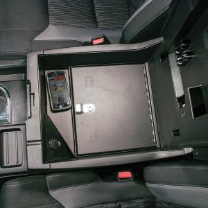Tuffy Sec Console Security Insert, With Standard Key Lock, Powder Coat, Black, Steel – 323-01