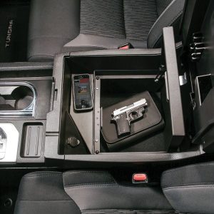 Tuffy Sec Console Security Insert, With Standard Key Lock, Powder Coat, Black, Steel – 323-01