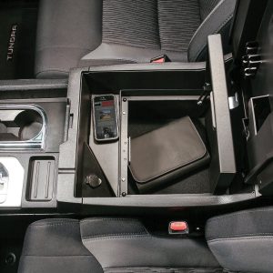 Tuffy Sec Console Security Insert, With Standard Key Lock, Powder Coat, Black, Steel – 323-01