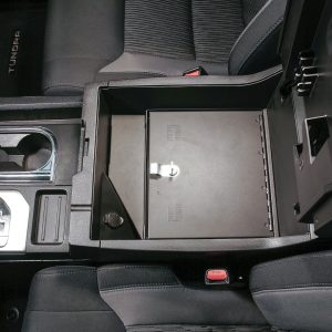 Tuffy Sec Console Security Insert, With Standard Key Lock, Powder Coat, Black, Steel – 323-01