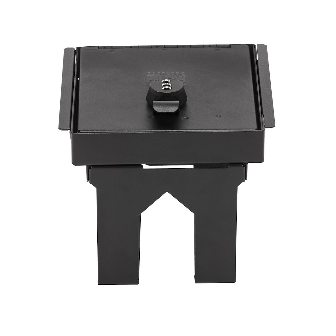 Tuffy Sec Console Security Insert, Unlocks with Three Digit Combination Lock, Powder Coated, Textured Black, Steel – 324-01-A