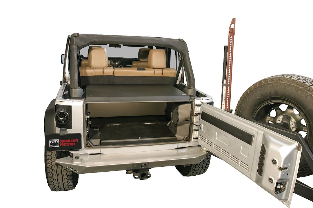 Tuffy Sec Cargo Enclosure, Deluxe, Use to Provide Over 20000 Cubic Inches of Lockable Storage Space, Behind Rear Seat – 326-01