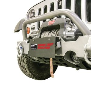 Tuffy Sec License Plate Bracket, Black, Powder Coated Steel, With Mounting Hardware – 333-01