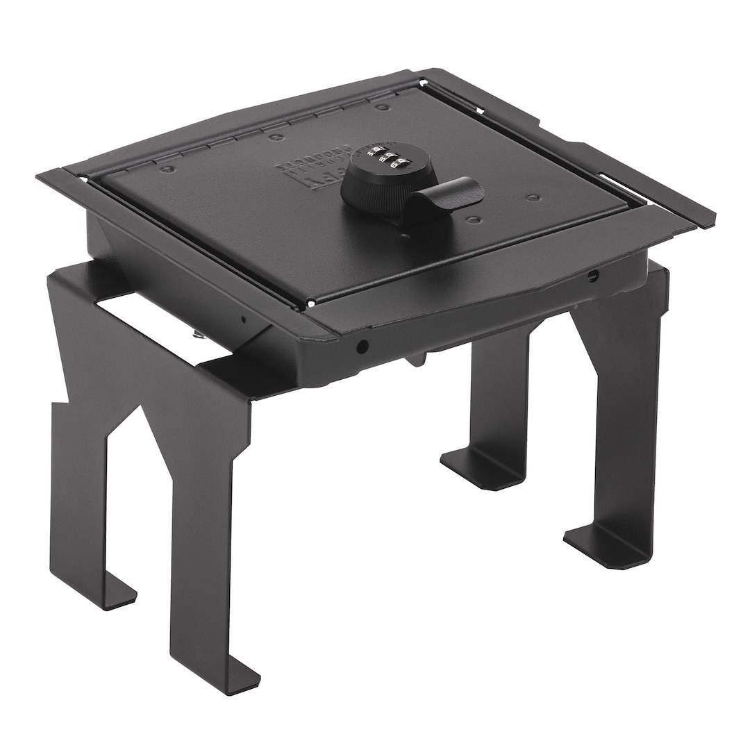 Tuffy Sec Console Security Insert, Unlocks with Three Digit Combination Lock, Powder Coated, Textured Black, Steel – 348-01-A