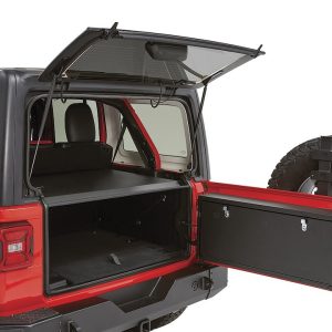 Tuffy Sec Cargo Organizer, Tailgate, Security Lockbox, 33.6 Inch Length X 14-1/2 Inch Width X 6 Inch Height, Black Powder Coated Steel – 349-01