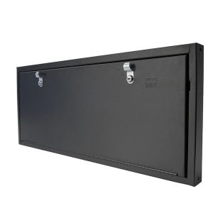 Tuffy Sec Cargo Organizer, Tailgate, Security Lockbox, 33.6 Inch Length X 14-1/2 Inch Width X 6 Inch Height, Black Powder Coated Steel – 349-01