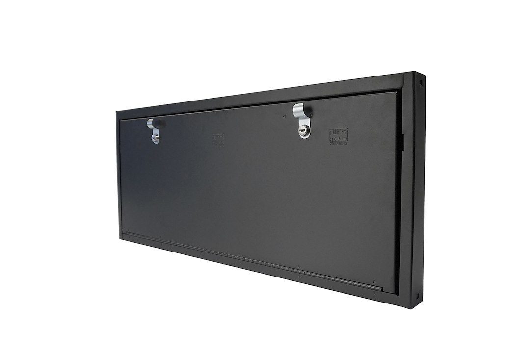 Tuffy Sec Cargo Organizer, Tailgate, Security Lockbox, 33.6 Inch Length X 14-1/2 Inch Width X 6 Inch Height, Black Powder Coated Steel – 349-01