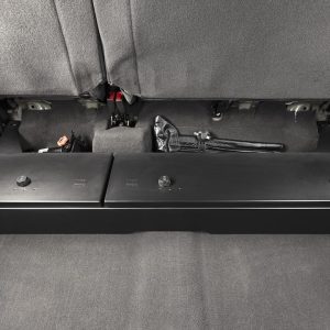 Tuffy Sec Under Seat Storage Unit, Under Rear Seat, 2 Compartments, 10 Inch Length X 55.875 Inch Width X 7 Inch Height – 352-01-A