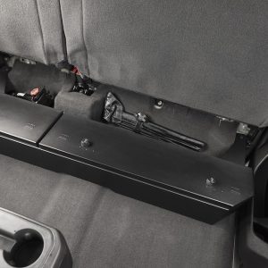 Tuffy Sec Under Seat Storage Unit, Under Rear Seat, 2 Compartments, 10 Inch Length X 55.875 Inch Width X 7 Inch Height – 352-01-A