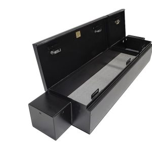 Tuffy Sec Under Seat Storage Unit, Under Rear Seat, Two Compartment Security Lockbox, 11 Inch Length X 51 Inch Width X 7-1/2 Inch Height – 353-01-A