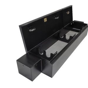 Tuffy Sec Under Seat Storage Unit, Under Rear Seat, Two Compartment Security Lockbox, 11 Inch Length X 51 Inch Width X 7-1/2 Inch Height – 353-01-A
