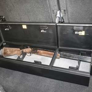 Tuffy Sec Cargo Organizer Rifle Rack, Fits Tuffy Underseat Storage Models Only, Powder Coated, Black, Steel – 353GRDIV