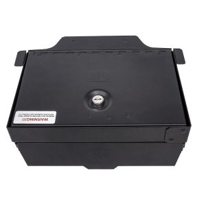 Tuffy Sec Console Security Insert, With Standard Key Lock, Powder Coat, Black, Steel – 354-01