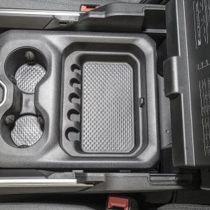 Tuffy Sec Console Security Insert, With Standard Key Lock, Powder Coat, Black, Steel – 354-01