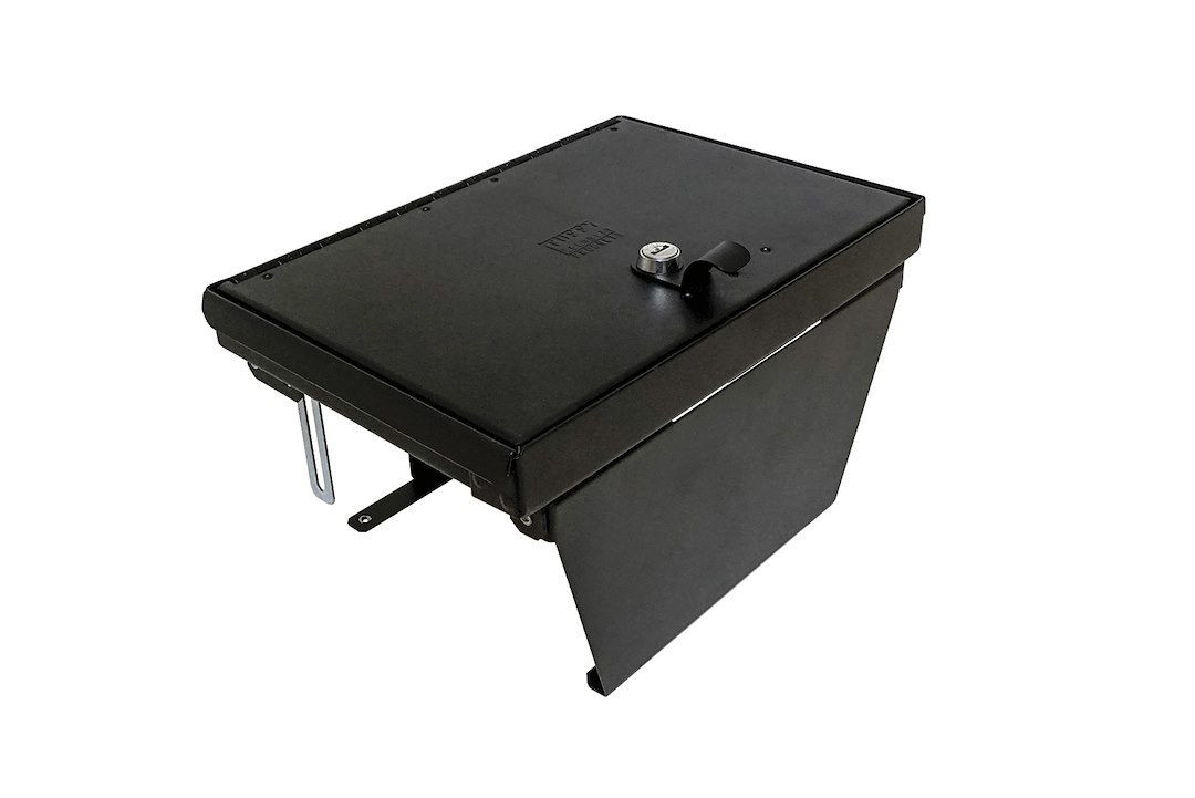 Tuffy Sec Console Security Insert, With Standard Key Lock, Powder Coat, Black, Steel – 356-01