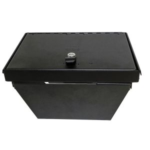 Tuffy Sec Console Security Insert, With Standard Key Lock, Powder Coat, Black, Steel – 356-01