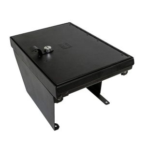 Tuffy Sec Console Security Insert, With Standard Key Lock, Powder Coat, Black, Steel – 356-01