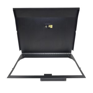 Tuffy Sec Storage Compartment Lid, Floor Mount, Pry-Guard Three Digit Combination Locking System, Powder Coated, Textured Black, Steel – 358-01-A