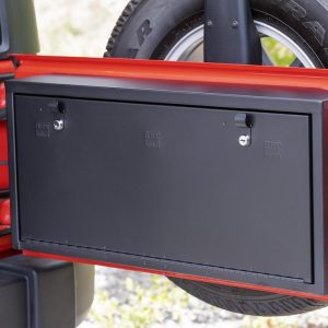 Tuffy Sec Cargo Organizer, Tailgate, 14 Inch Height X 30-1/2 Inch Width X 6 Inch Depth, Black Powder Coated Steel – 359-01