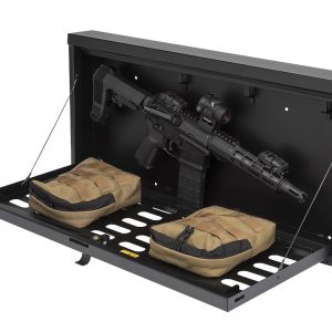 Tuffy Sec Cargo Organizer, Tailgate, Single Compartment, Black, Steel, With Molle Grid Integrated Lid, With Mounting Hardware – 365-01