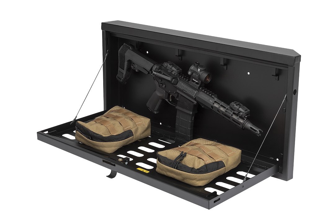 Tuffy Sec Cargo Organizer, Tailgate, Single Compartment, Black, Steel, With Molle Grid Integrated Lid, With Mounting Hardware – 365-01