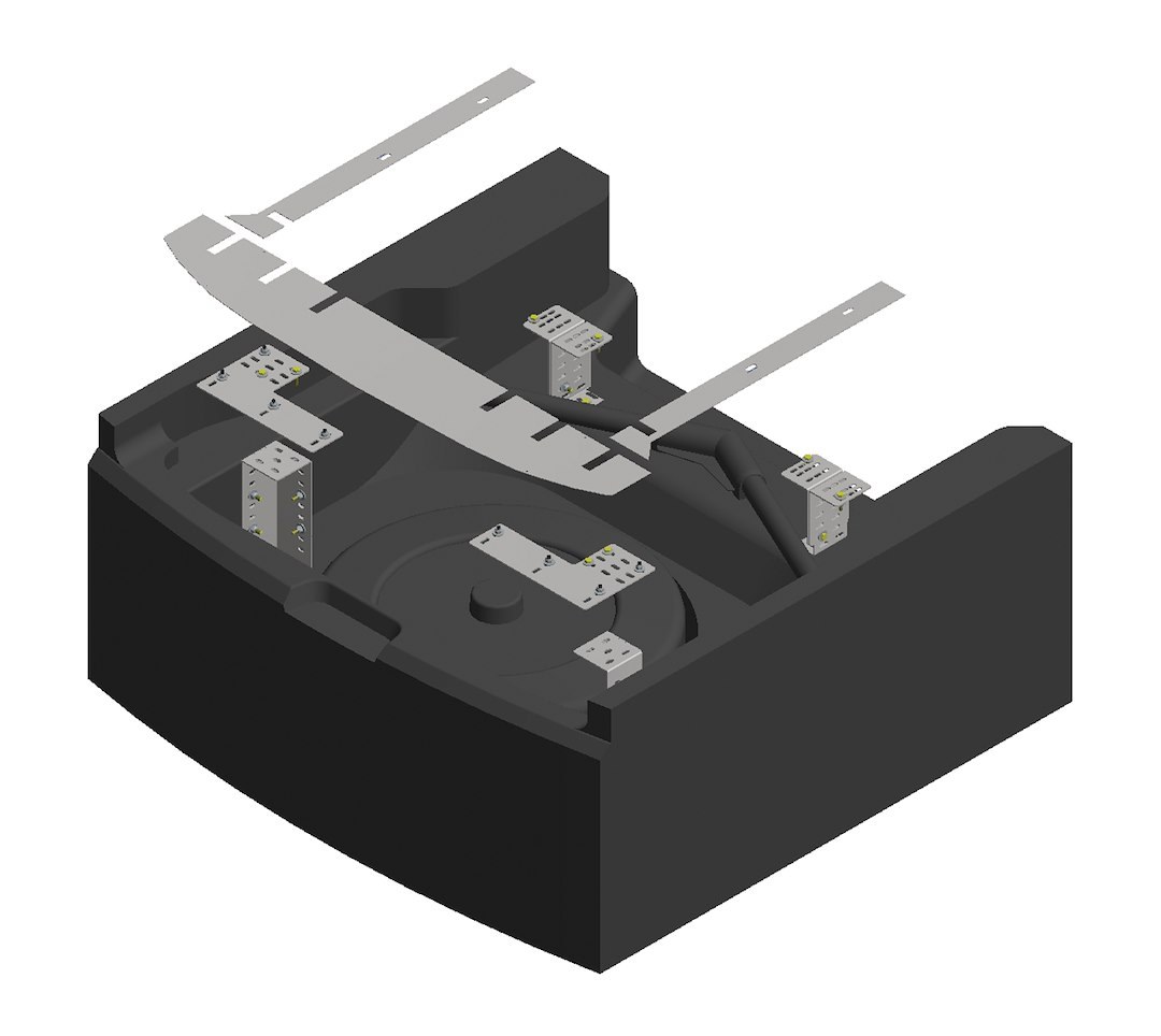Tuffy Sec Bed Drawer Installation Kit, Use for Tuffy Tactical Security Drawer – 367-01