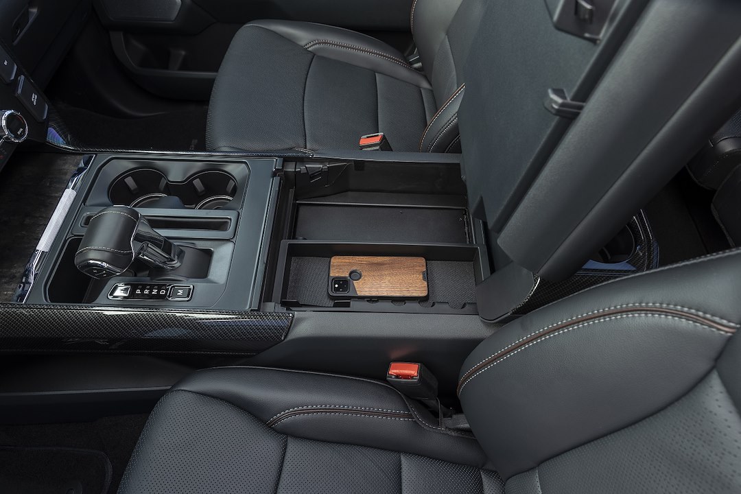 Tuffy Sec Console Security Insert, With Standard Key Lock, Powder Coat, Black, Steel – 376-01