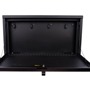Tuffy Sec Cargo Organizer, Tailgate, Single Compartment, Black, Steel, 28-1/8 Inch Length X 3.12 Inch Width X 14.79 Inch Height, Key Lockable – 378-01