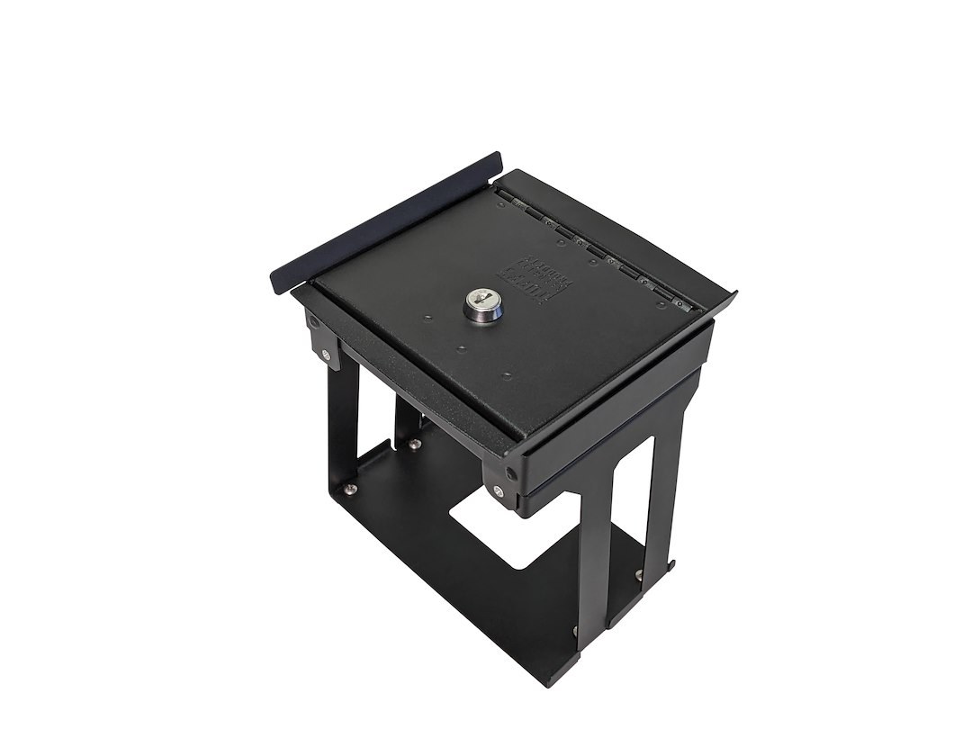 Tuffy Sec Console Security Insert, Safe, Key, Powder Coated, Black, Steel – 385-01
