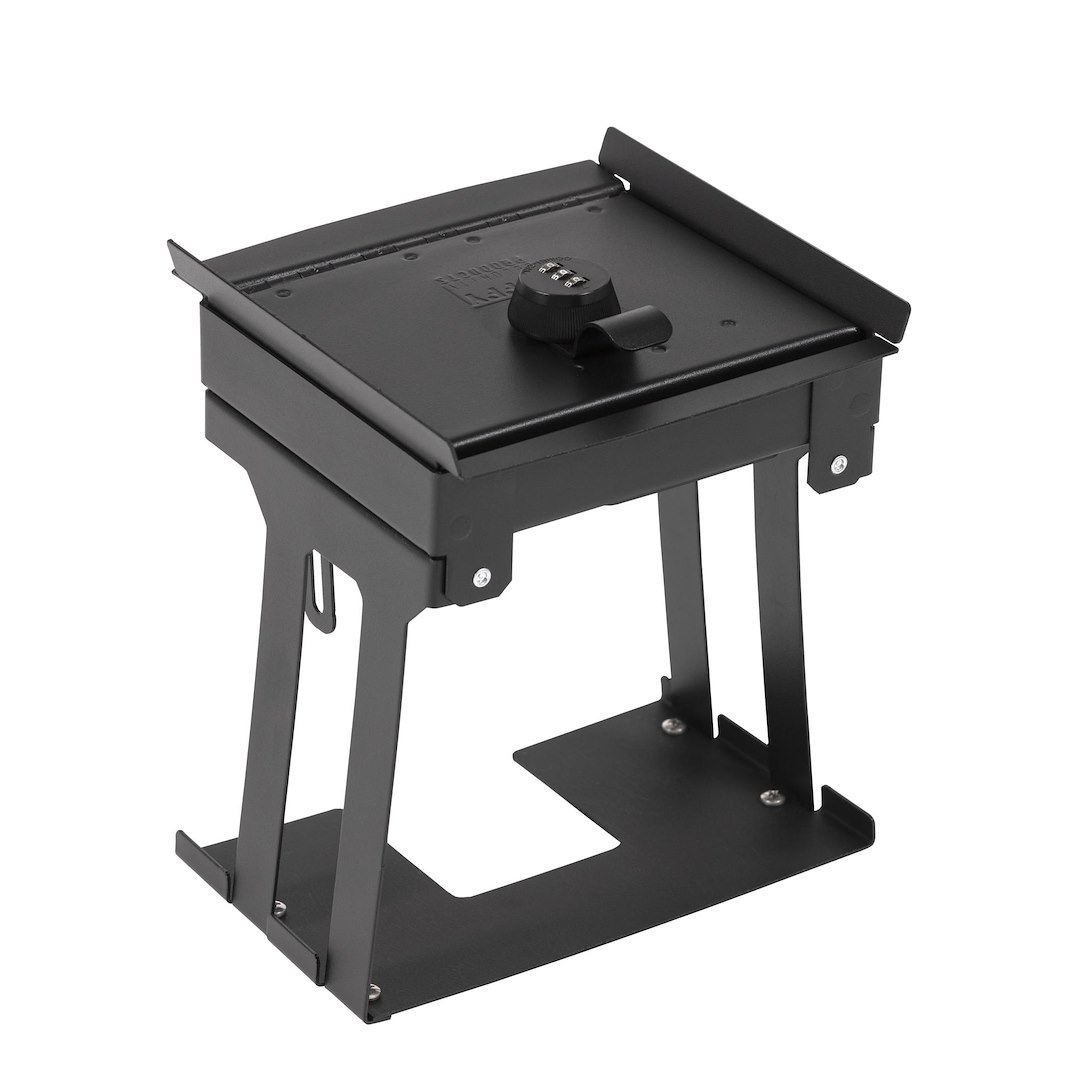Tuffy Sec Console Security Insert, Safe, Unlocks with 3 Digit Combination, Texture Powder Coated, Black, Steel – 385-01-A