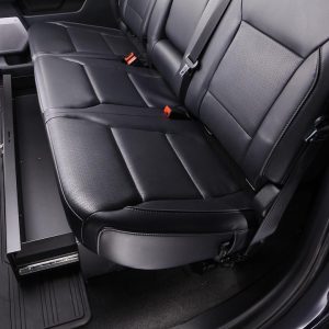 Tuffy Sec Under Seat Storage Unit, Under Rear Seat, Single Compartment, 13 Inch Length X 46 Inch Width X 6.13 Inch Height, Black, Steel – 44001-01-01